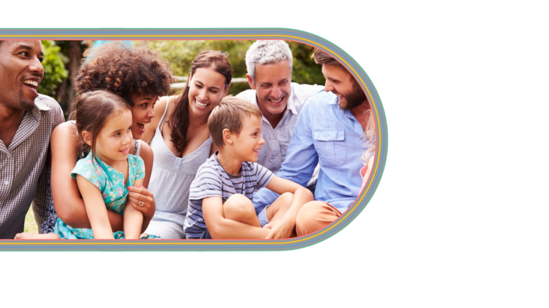 A Large Group of People Representing Family